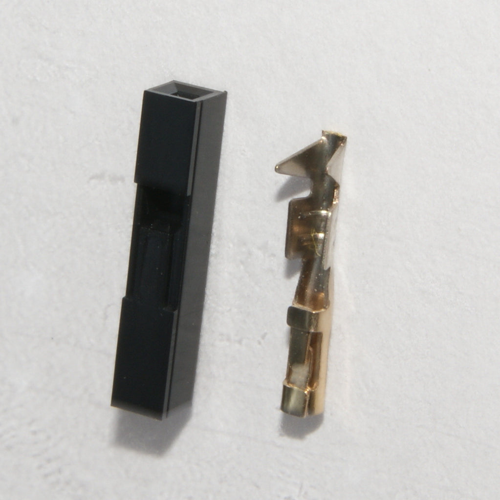2.54mm 1x1 Connector & Housing Kit - 6 pack