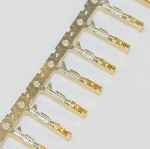 0.1" Gold Female Connector-Pack of 100