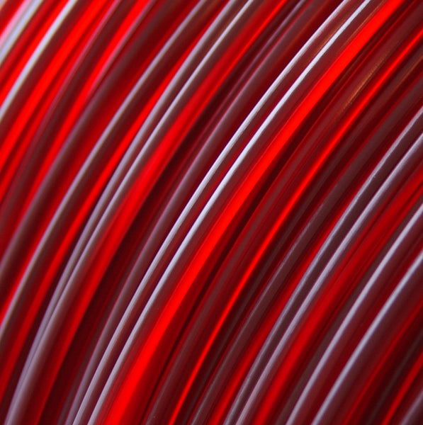 PLA - Ruby Red Translucent - 3D Printer Filament
